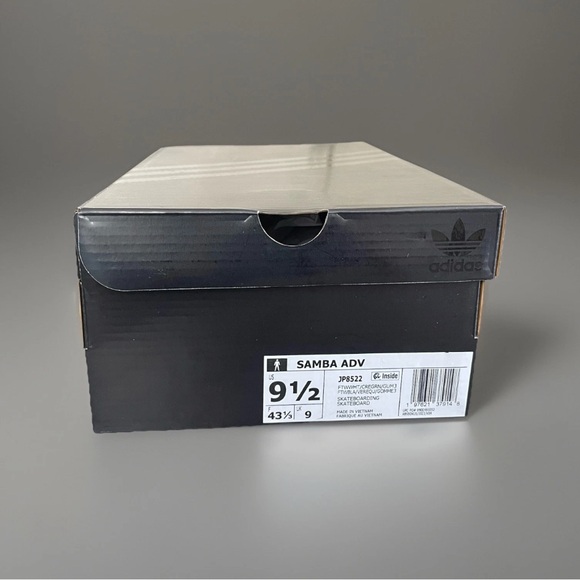 Size 9.5 - Adidas Originals Samba ADV Cloud White JP8522 Men’s New FAST SHIP - Picture 10 of 10